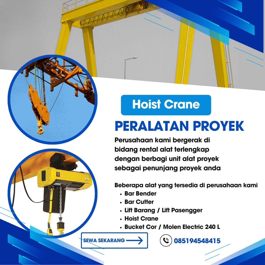 Sewa Hoist Crane Rinca NTB