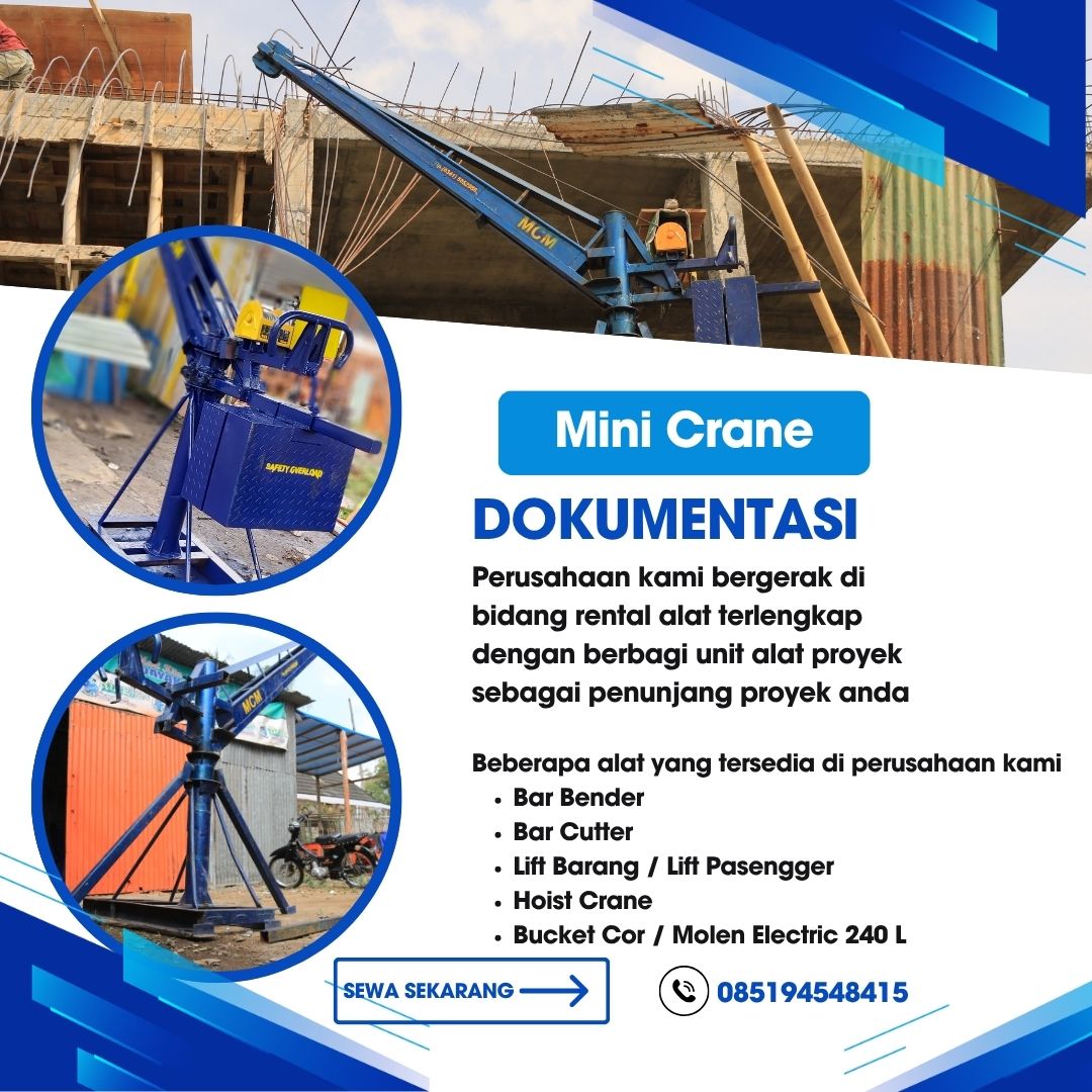 Sewa Mini Crane Mempawah