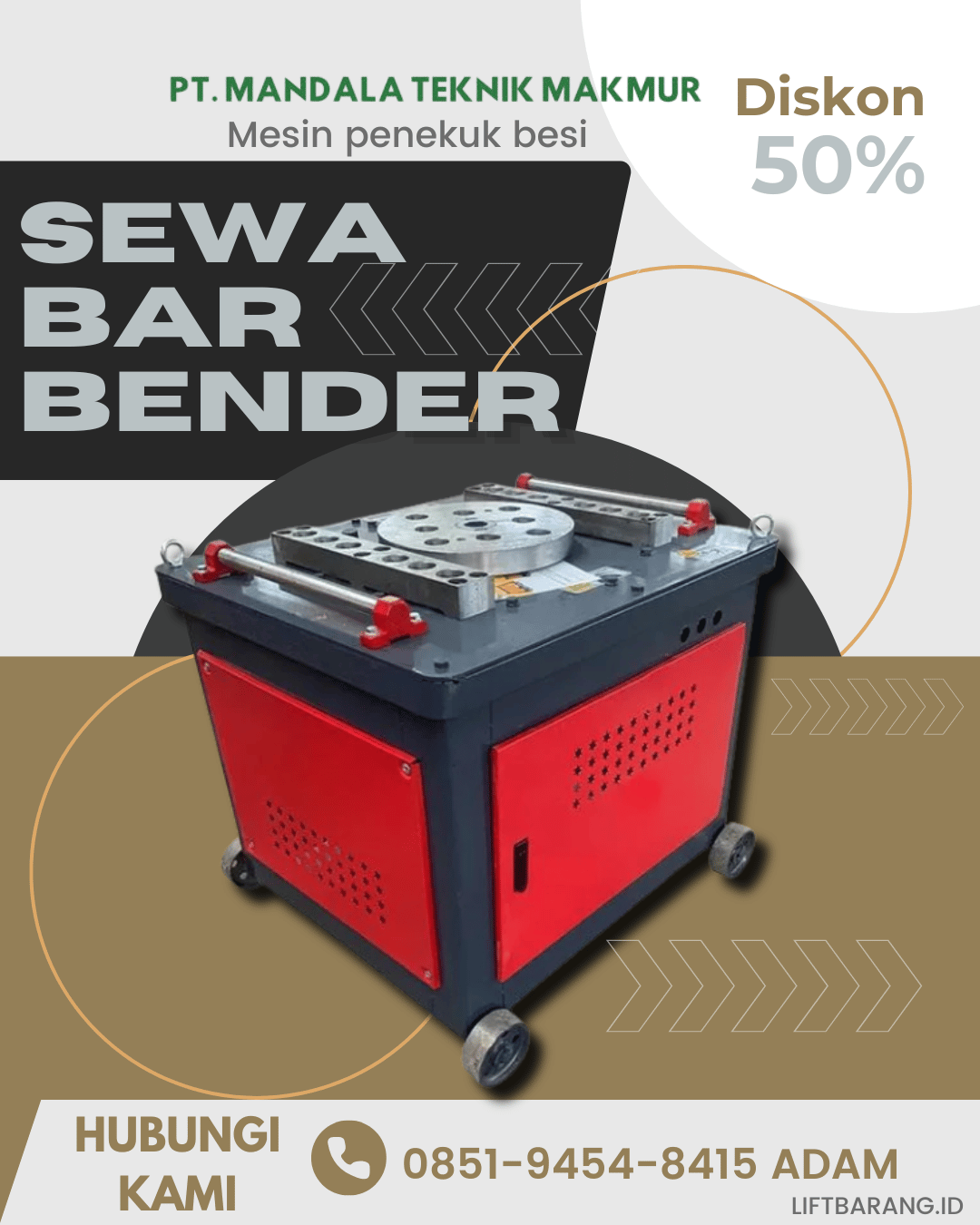 Sewa Bar Bender Pasuruan Profesional | 0815-9454-8415