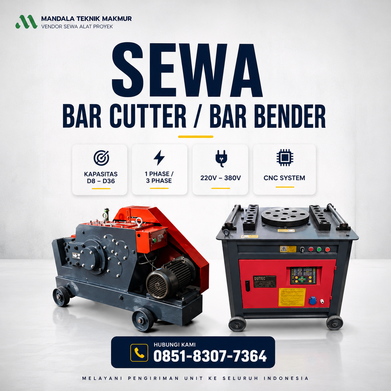 Sewa Bar Cutter di Purworejo | Wa 085194548415 (Adam)