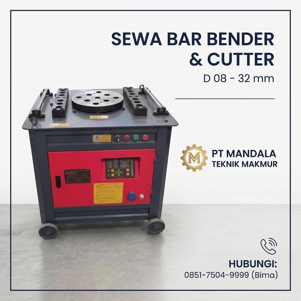 Rental Bar Bender Besi Penekuk