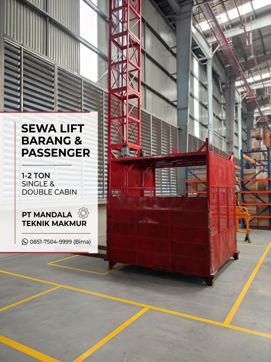 Sewa Hoist Lift Barang Seruyan Kalimantan Tengah | 1–4 Ton
